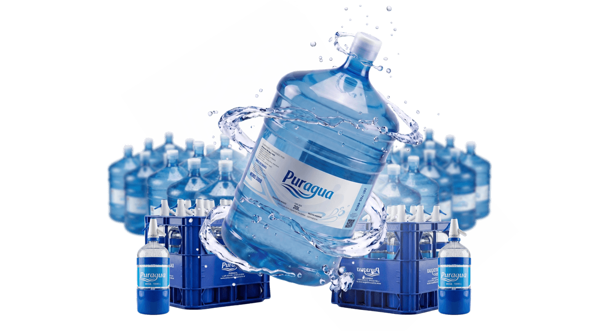 Productos Almacen de Agua: botellones, soda Puragua y dispensers